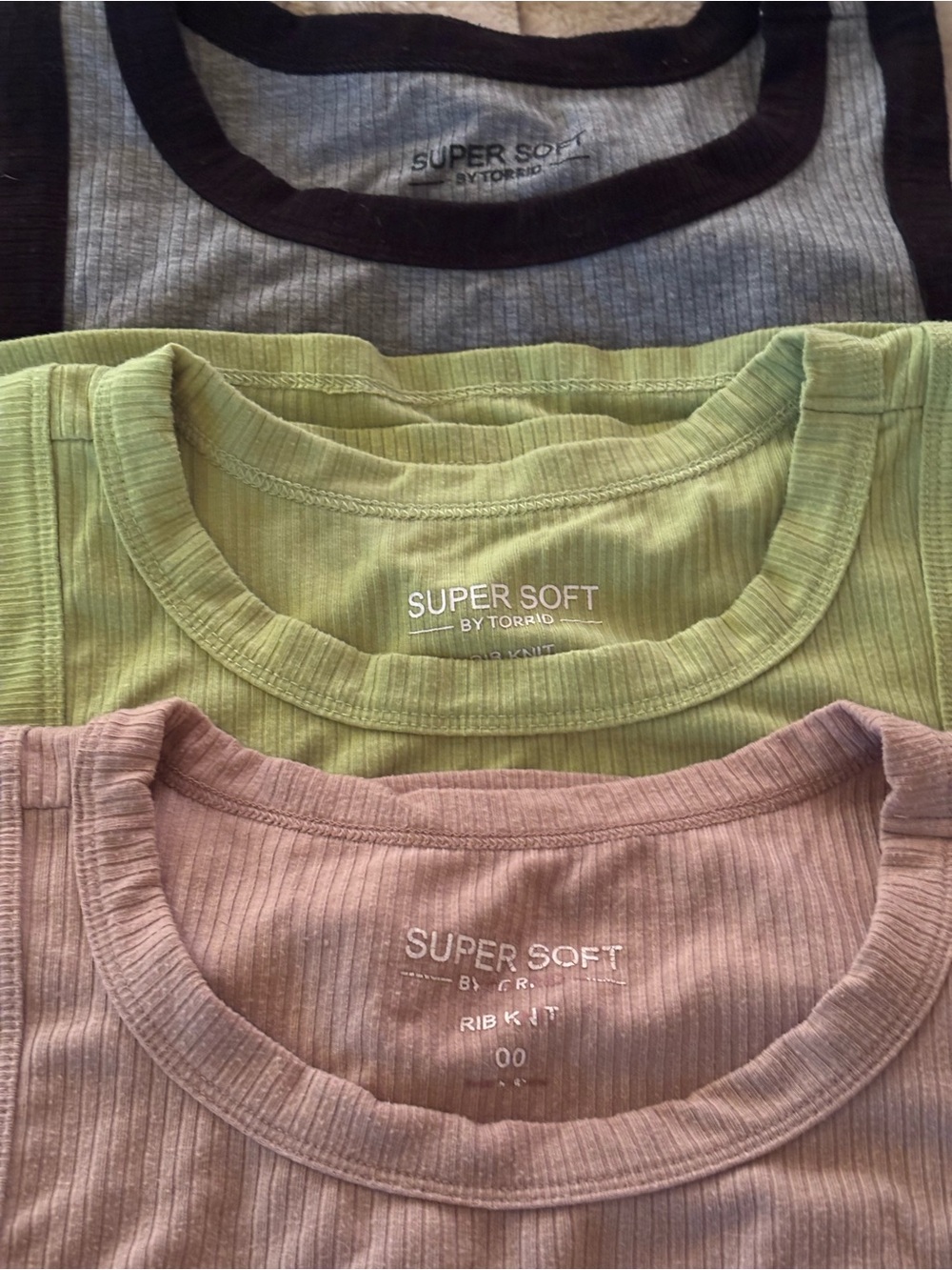 Torrid Super Soft Ribbed Tanks 3